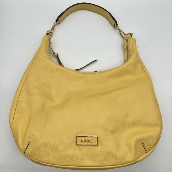 Lodis Bags Lodis Darla Leather Adjustable Hobo Shoulder Bag In